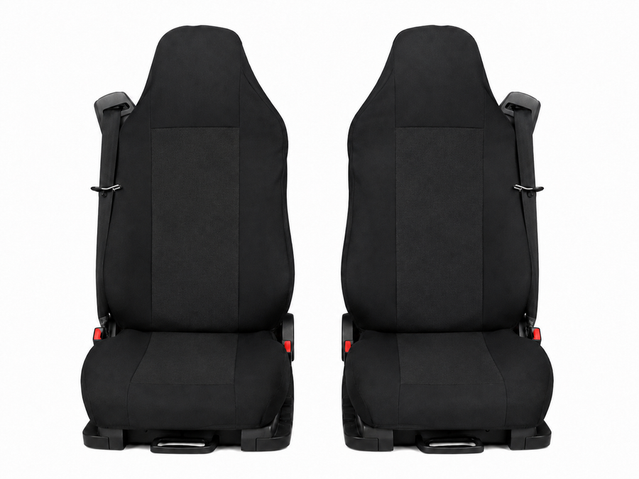 Текстилна тапицерия за MAN TGA, TGL, TGX, TGS 2015–2021 г., 2 части, черна