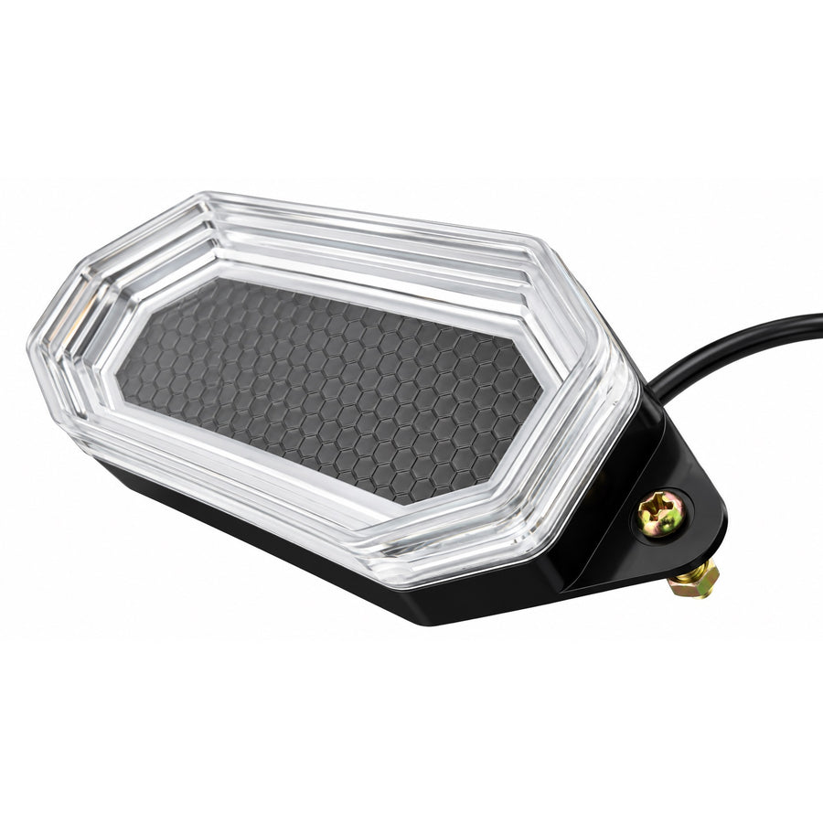 Комплект 2 бр. LED габарити с аварийна сигнализация и динамичен старт, 12V/24V, Жълти, 116 x 55 x 25 мм