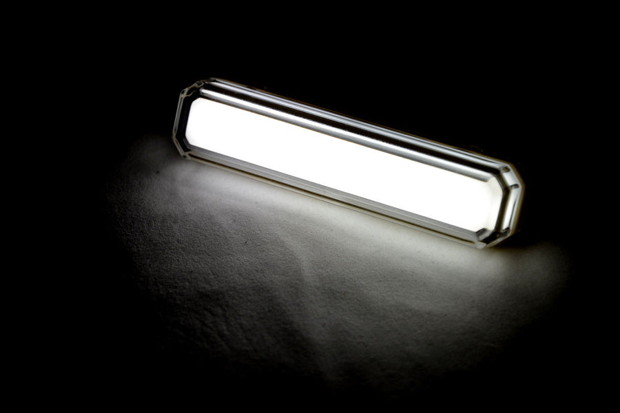 Бял LED неон габарит 12/24V, с клипс монтаж