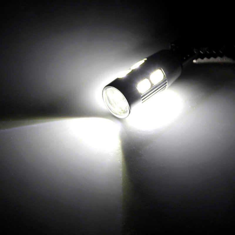 Лед LED Крушка За Габарит, Т10 W5W LED 10 SMD, Canbus, 12V, Бяла Светлина