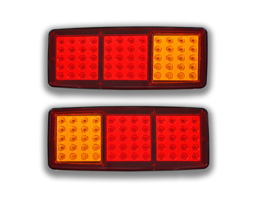 Диоден стоп 3 секции 60 LED - 34/14.5см. 24V