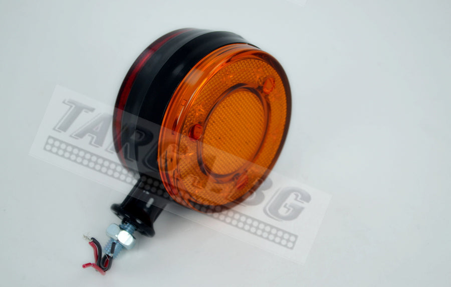 LED габарит за огледало, червено/ жълто, 12/24V (обеци)
