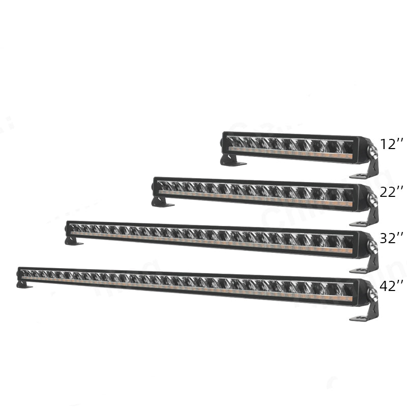 LED бар с блиц оранжева светлина, странично и задно захващане 12V/24V - 84см