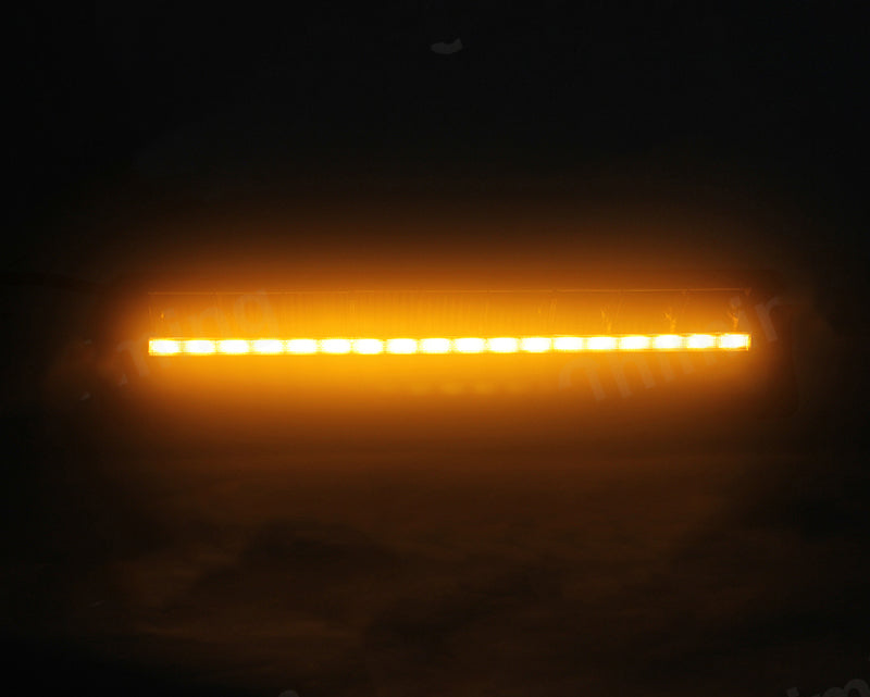 LED бар с блиц оранжева светлина, странично и задно захващане, 12V/24V - 104см