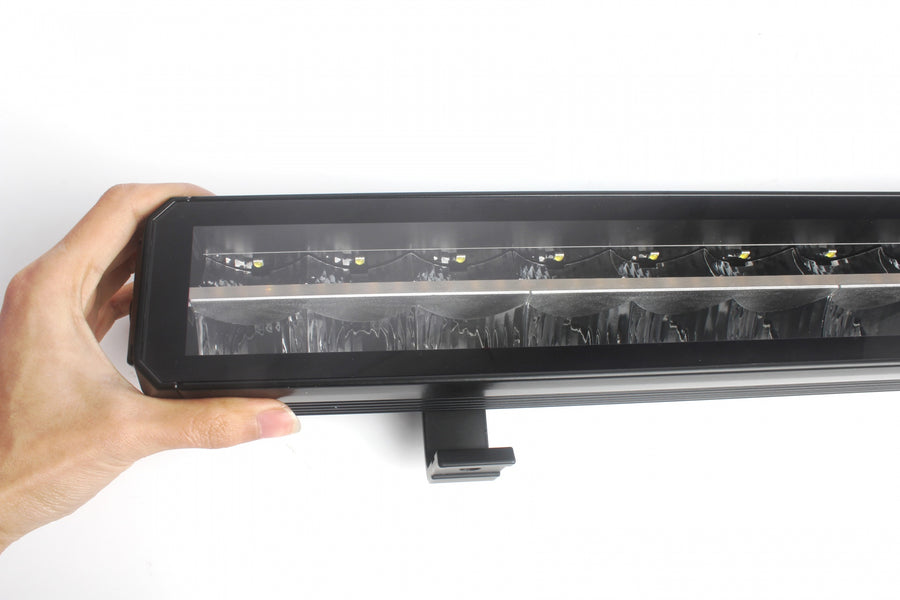 106 cm / 42 Инча 12V - 24V Led Bar Лед Бар Пиано дизайн Диоден Прожектор Супер Мощен Бяла и Оранжева Светлина Габарит Мъгла Високо Качество Ново Поколение 17000LM
