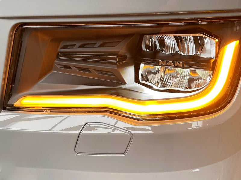 DRL LED-дневни светлини за MAN TGX 2020+, оранжеви