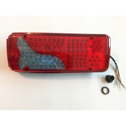Диоден стоп за MAN, 12V - синьо с букса, R