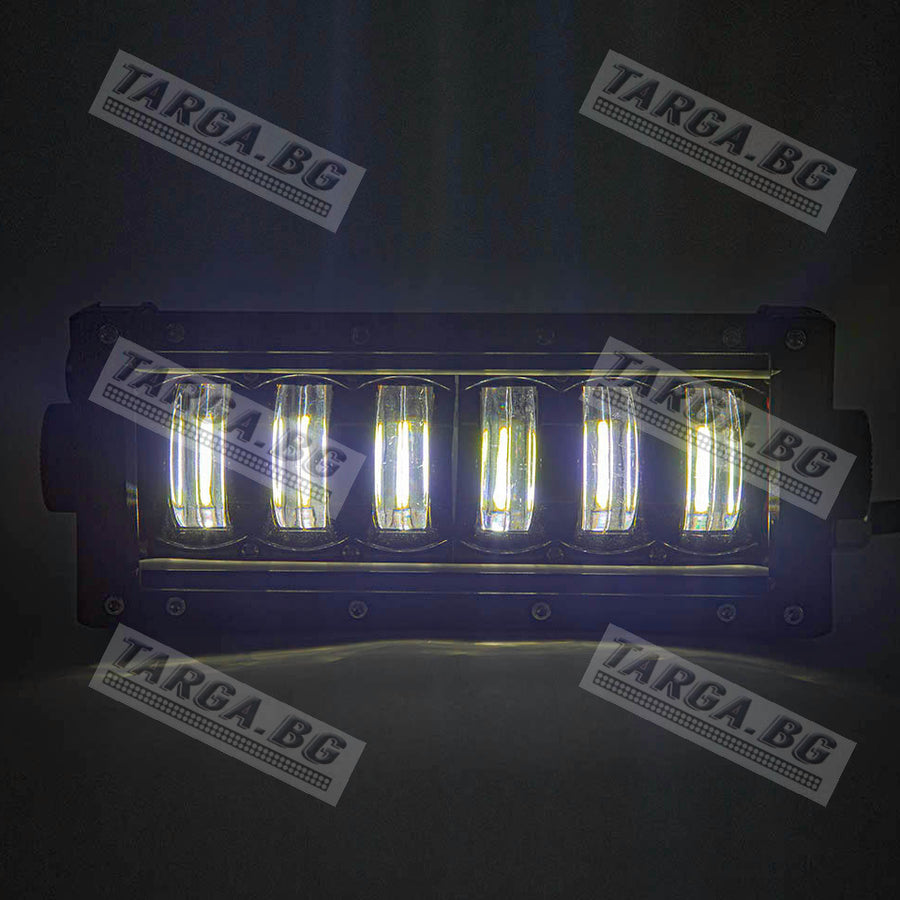 LED бар 48W – комбиниран светлинен поток от 6 диода по 5W + 3W