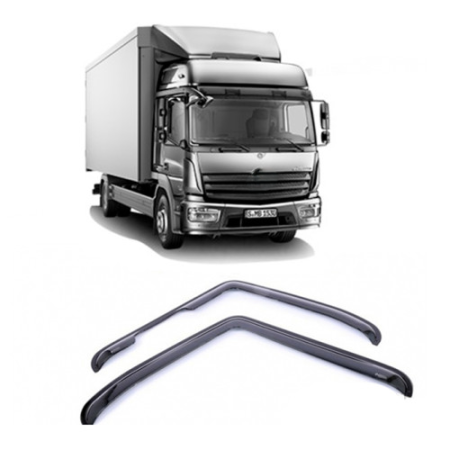 Ветробрани за Mercedes Atego/Axor 2001-2015, черни, матирани