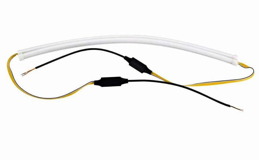 LED DRL ленти за дневни светлини с бягащ мигач