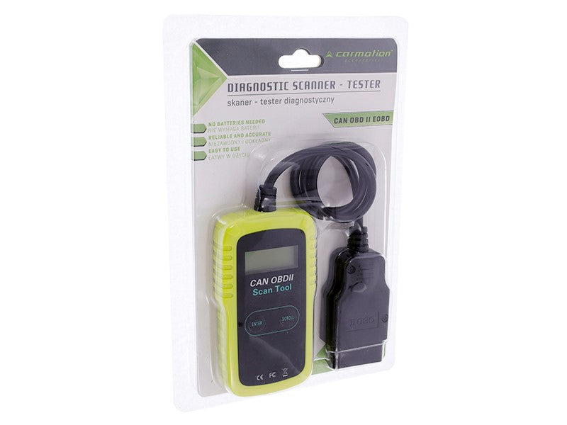 Скенер Тестер за диагностика на автомобил OBD II EOBD Carmotion
