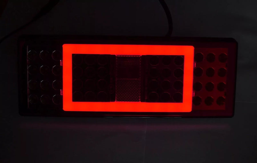 Голям правоъгълен LED Неон диоден стоп, 24V