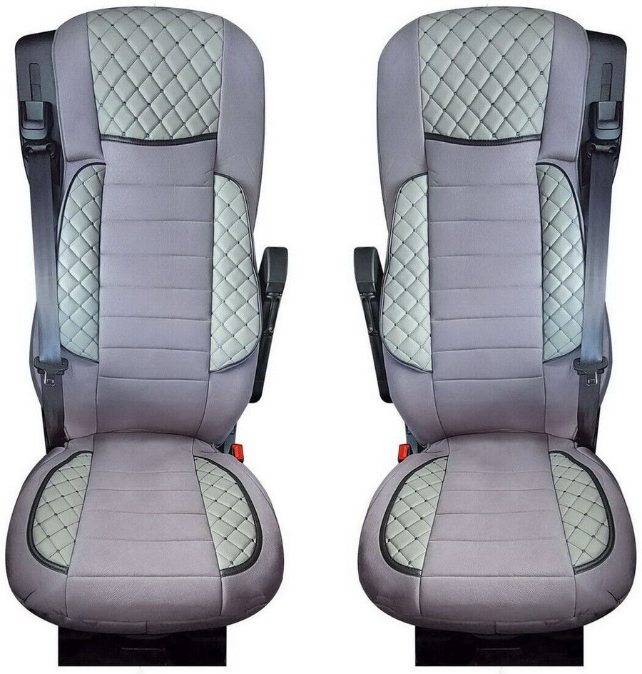 Калъфи за седалки за Renault Premium, Сиви