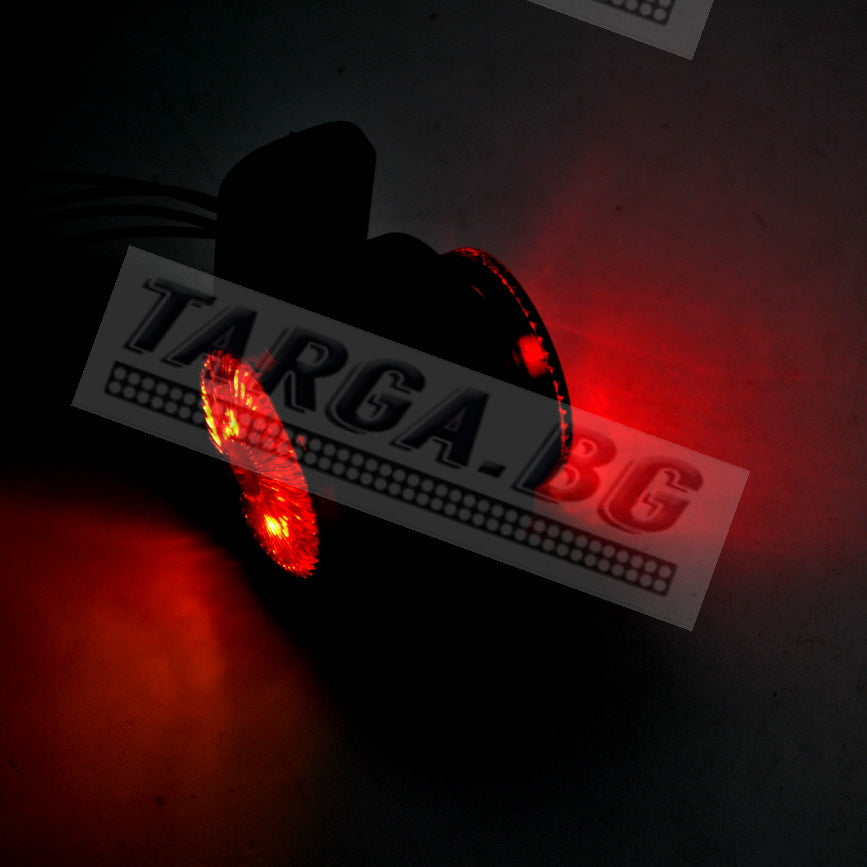 Късо LED рогче, червено/жълто, 12/24V