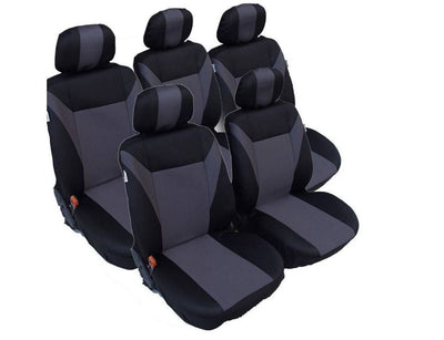 Тапицерия за VW Touran, Sharan, Ford Galaxy, Citroen C8, Peugeot 307SW, Citroen C4 Grand Picasso, Peugeot 806, 807 сиво - черно