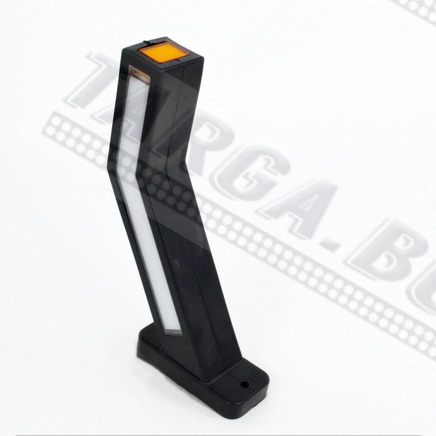 Тройно LED рогче – косо дълго НЕОН 12/24V, червено/бяло/жълто
