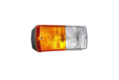 Лява Комбинирана Светлина габарит с мигач – Бяло / Оранжево 12V / 24V