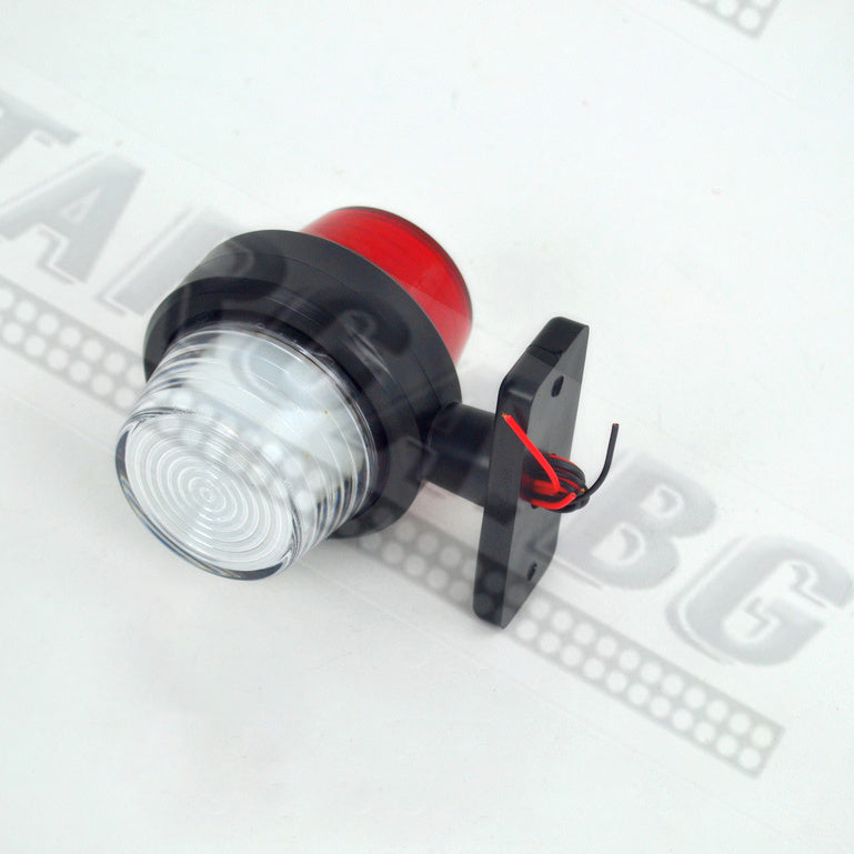 Maxi NEON габарит – късо LED рогче червено/бяло 12/24V