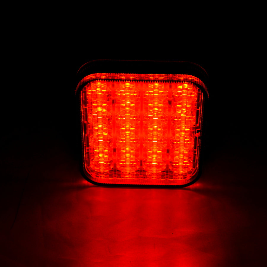 LED лампа за мъгла - ЧЕРВЕНА, е-маркиран