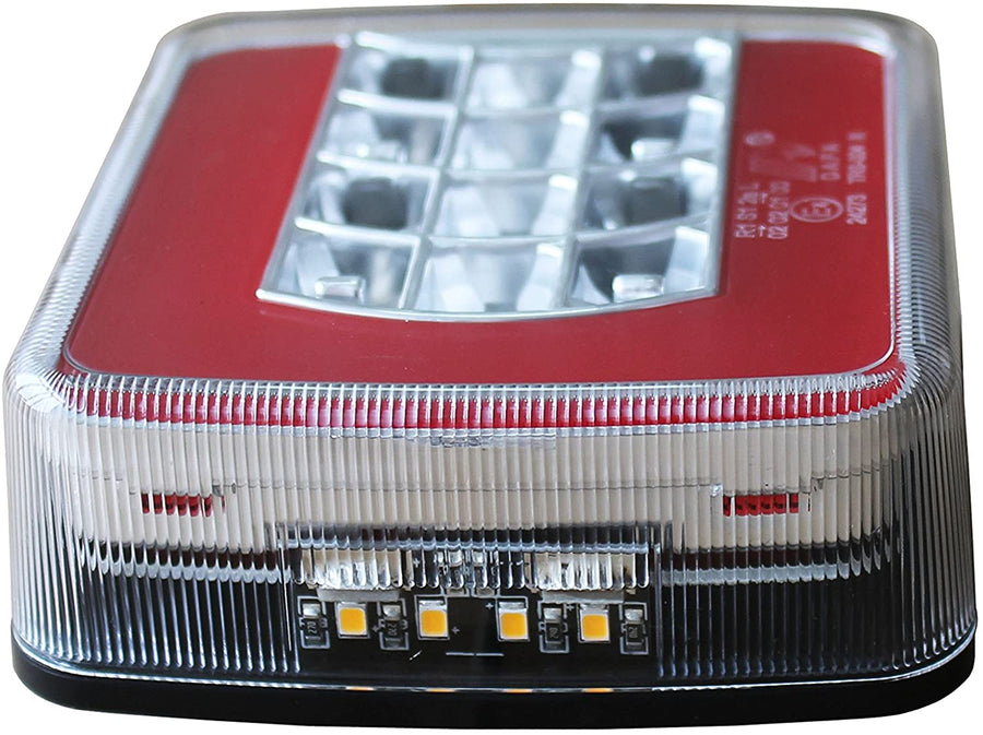 Комплект Стопове Задни Свeтлини С Крушка 12v Подходящи За Бус Камион Ремарке Караванa Платформа Със Сертификат E4
