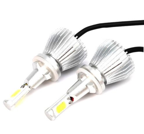 2бр. Комплект ЛЕД LED 24W 3000lm диодни Крушки H7 12V 24V