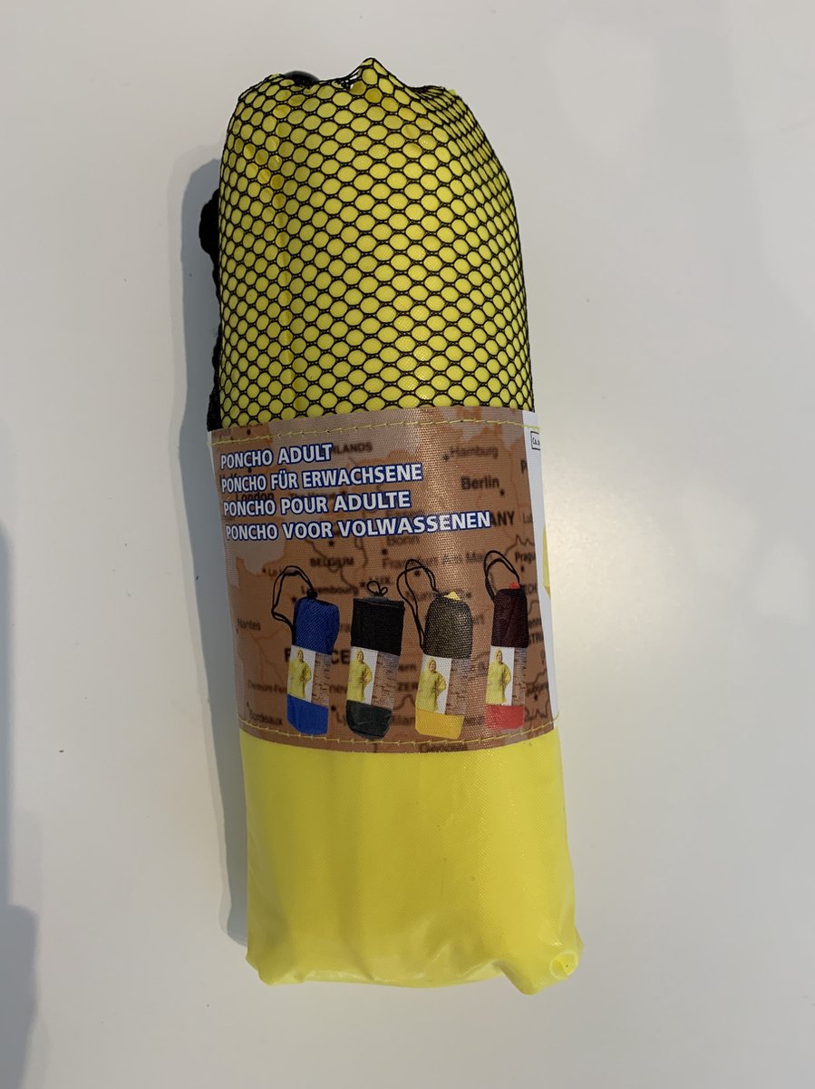 Дъждобран тип пончо с качулка различни цветове Dunlop