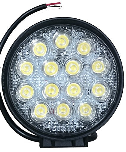 Универсален 42W Лед LED Халоген Фар Работна Лампа 12V - 24V за автомобил офроуд бус ван камион