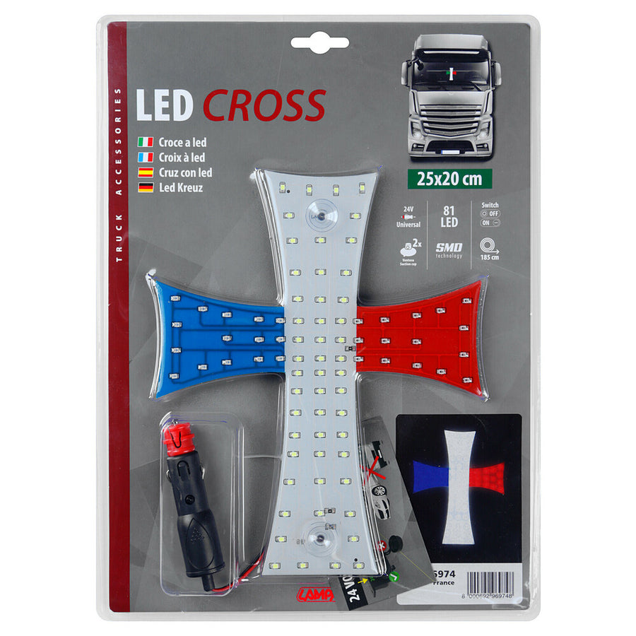 LED Кръст с 81 диода, France/Франция, 24V