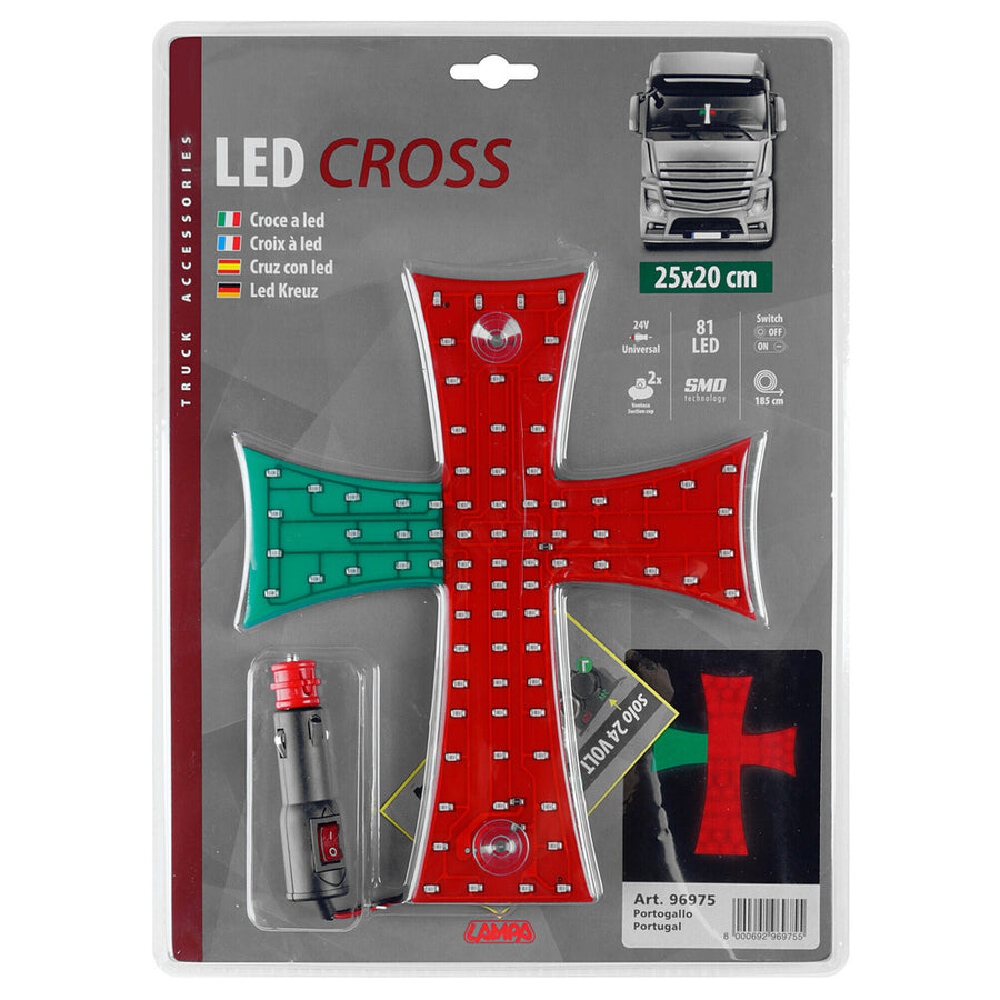 LED Кръст с 81 диода, Portugal/Португалия, 24V