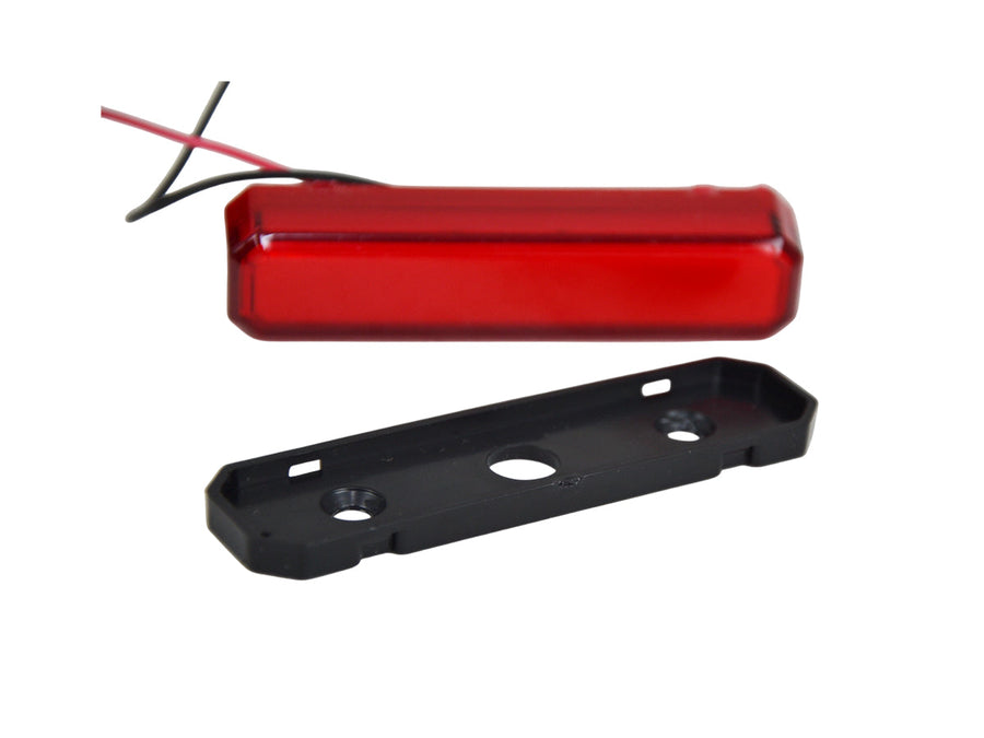 Червен LED неон габарит 12/24V, с клипс монтаж