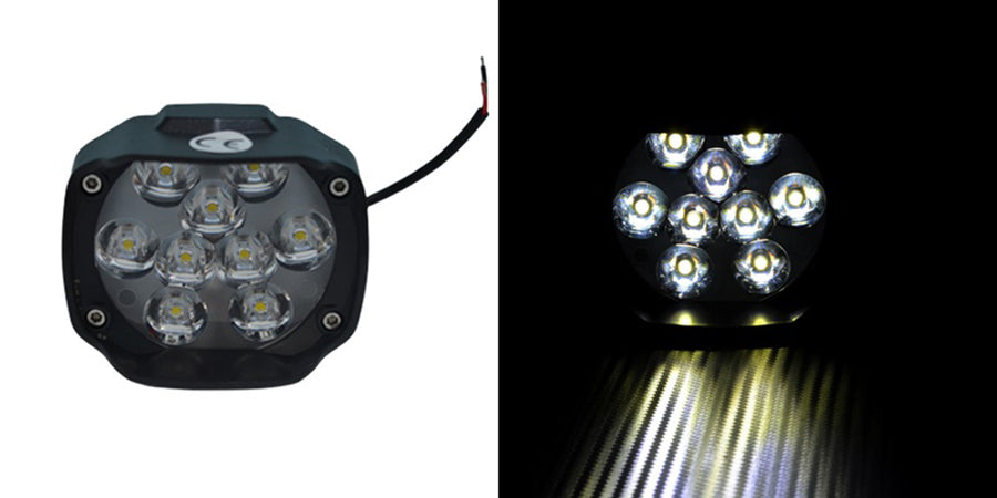 LED халоген за мотор, 7 диода, 15W