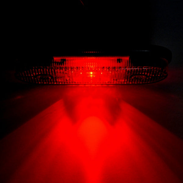 Червен LED габарит, 1 диод овал, 12-24V