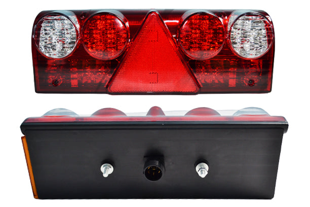 Голям LED стоп за ремарке с триъгълник, 24V, тип Krone
