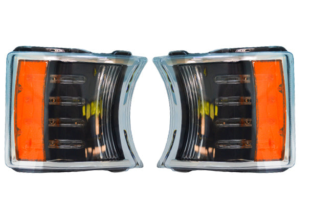 DRL дневна светлина 12W + LED преден мигач за СКАНИЯ L=R
