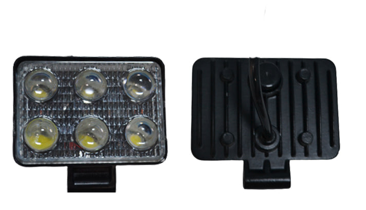 LED прожектор 18W, 3D дизайн, 6 диода – мощен алуминиев прожектор