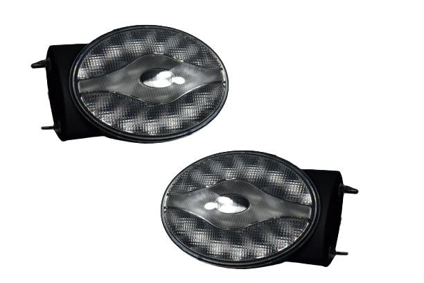 LED DRL + мигач за трактор