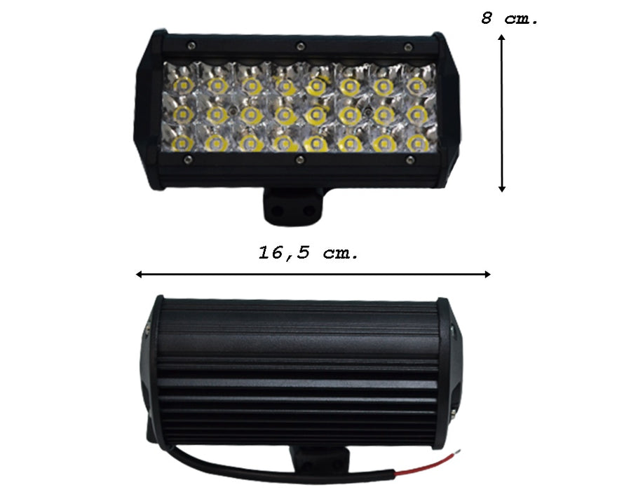 Spot LED бар 72W – мощен прожектор за камиони