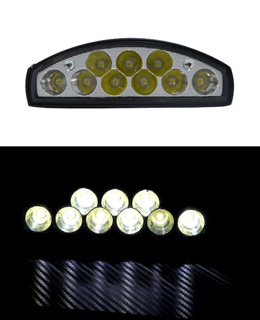 LED халоген - прожектор с горен овал, 9 диода 27W