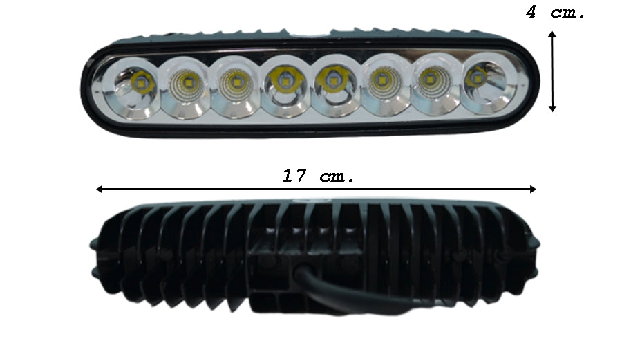 LED комбо халоген - spot/flood, 24W