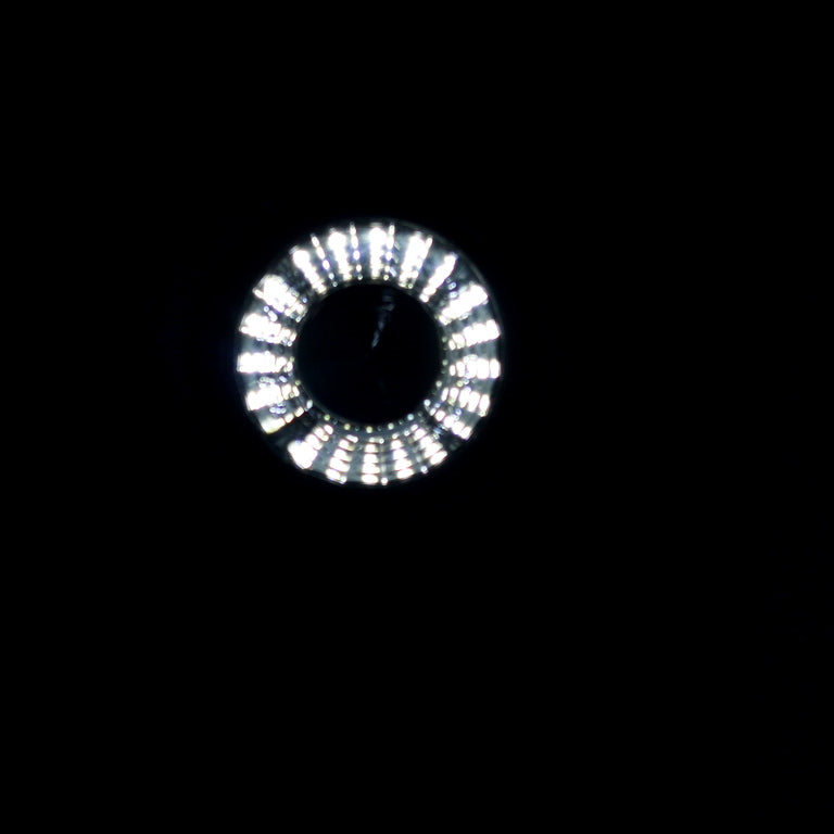 LED рогче криво дясно дълго 12-24V – червено-бяло