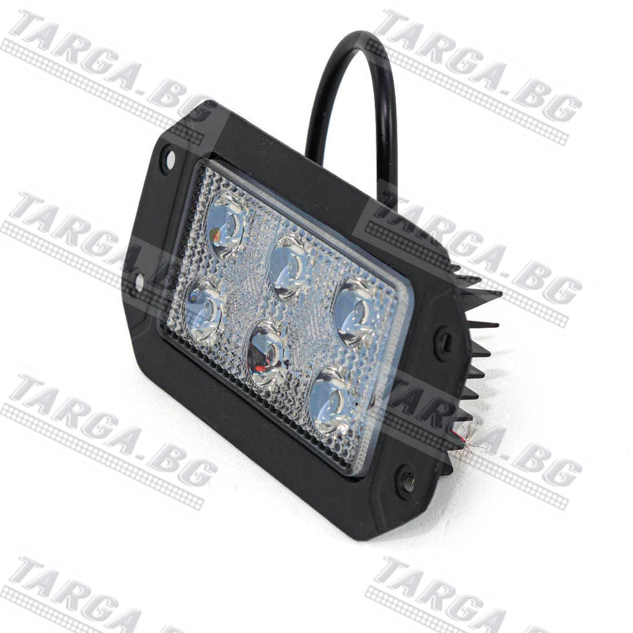 LED халоген - прожектор за вграждане, 6 диода, 18W