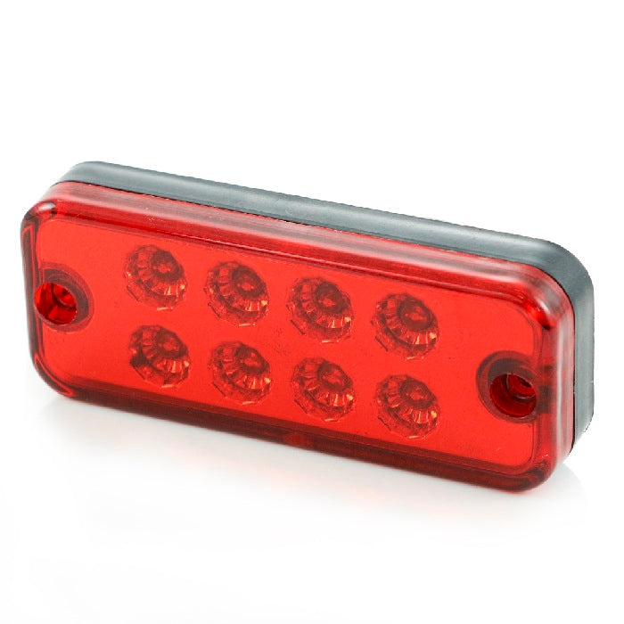 Червен LED габарит 12V, диодна светлина с 8 диода
