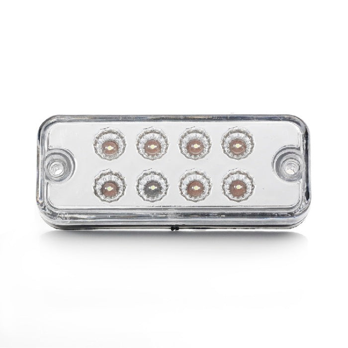 Бял LED габарит 24V, диодна светлина с 8 диода