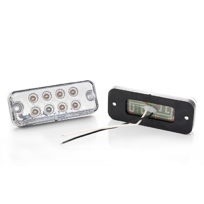 Бял LED габарит 24V, диодна светлина с 8 диода