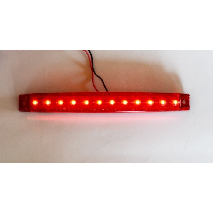 Червен LED габарит с 12 диода, 24V