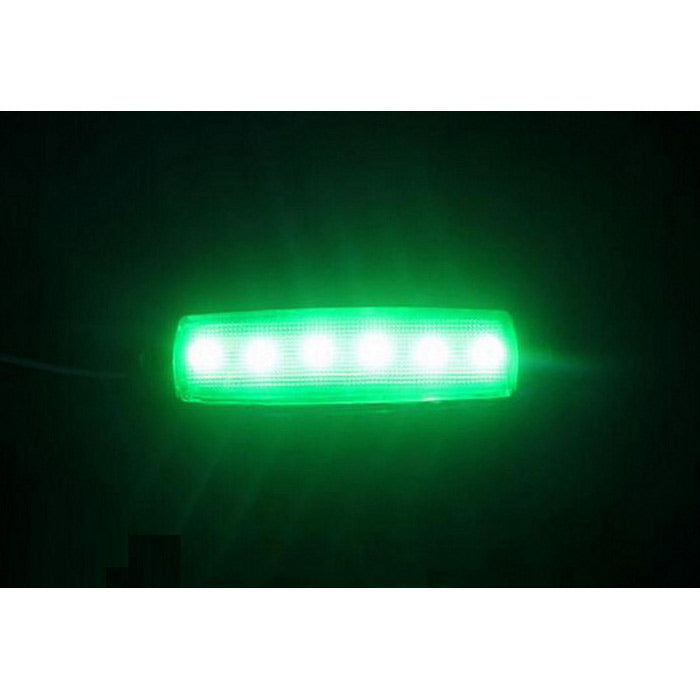 LED габарит зелена светлина, 24V с 6 SMD LED