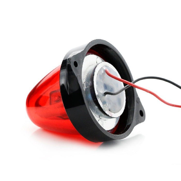 Червен LED габарит с 12 SMD диода - въртяща светлина 24V