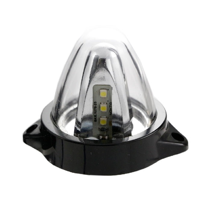Бял LED габарит с 12 SMD диода - въртяща светлина 24V