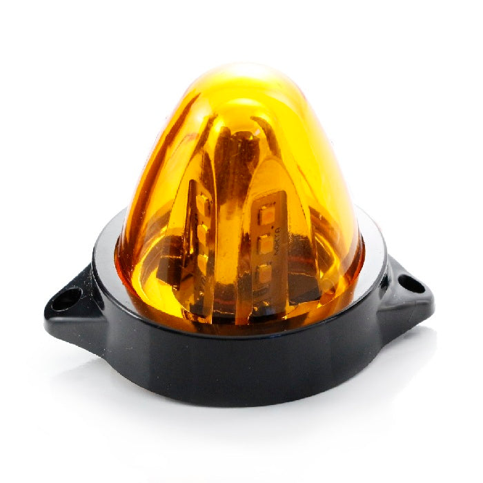 Жълт LED габарит с 12 SMD диода - въртяща светлина 24V