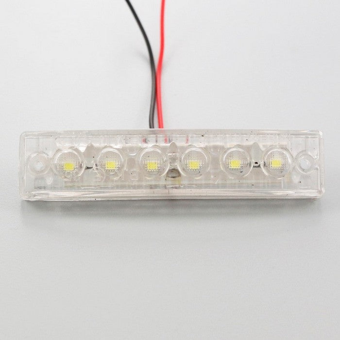 Бял LED габарит, 24V с единична функция за универсална употреба